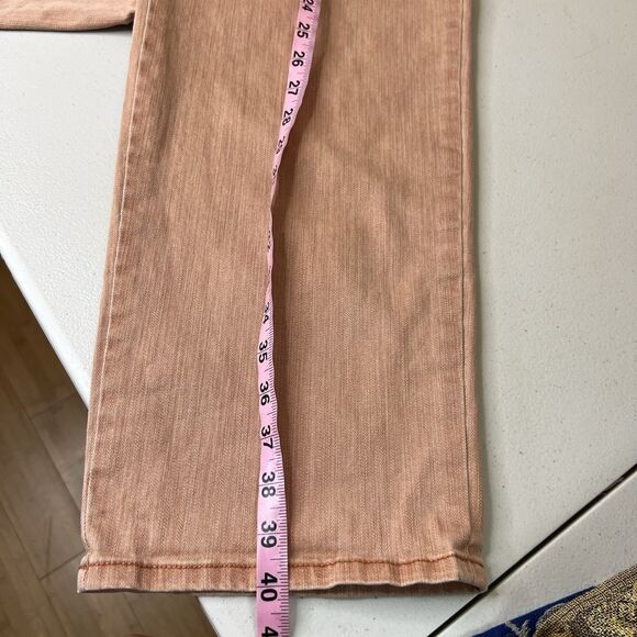 Logo By Lori Goldstein Jeans Womens Size 16‎ Salmon Boyfriend 29.5” Inseam - Picture 8 of 9